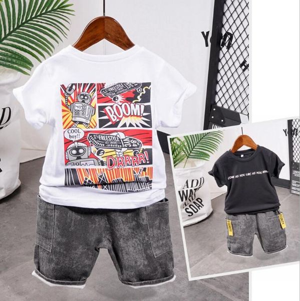 fashion summer toddler baby kids boy cartoon t-shirt short pants outfit set boys clothes set 2-7years, White
fashion summer toddler baby kids boy cartoon t-shirt short pants outfit set boys clothes set 2-7years, White