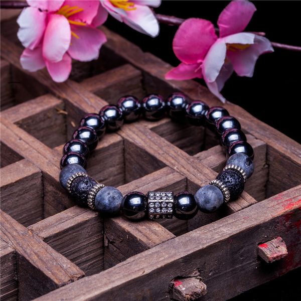 2018 brand new fashion pave men bracelet 8mm stone beads with hematite bead diy love heart charm bracelet for men jewelry gifts, Black
2018 brand new fashion pave men bracelet 8mm stone beads with hematite bead diy love heart charm bracelet for men jewelry gifts, Black