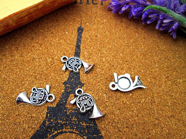 120pcs-- french horn charms antique tibetan silver french horn charms pendants ,diy supplies 16x14mm, Bronze;silver
120pcs-- french horn charms antique tibetan silver french horn charms pendants ,diy supplies 16x14mm, Bronze;silver