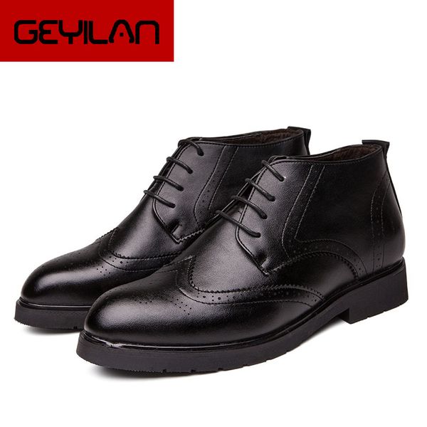 high vintage men fashion shoes autumn winter brogue black leather shoes mens casual fur plush leather lace up %38085
high vintage men fashion shoes autumn winter brogue black leather shoes mens casual fur plush leather lace up %38085
