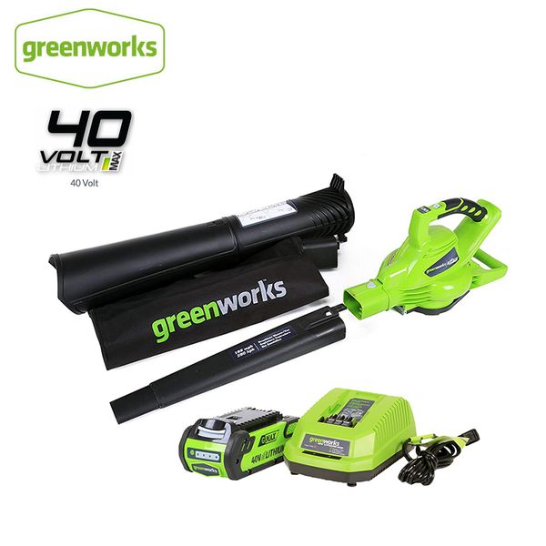 greenworks outdoor garden digipro g-max 40v cordless variable speed185mph blower vaccumm with 4ah battery charger,return 
greenworks outdoor garden digipro g-max 40v cordless variable speed185mph blower vaccumm with 4ah battery charger,return