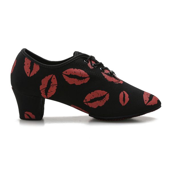 2020 latin dance shoes for women dance sneaker for girls 5cm heel red lips prints ballroom salsa waltz tango foxtrot shoes
2020 latin dance shoes for women dance sneaker for girls 5cm heel red lips prints ballroom salsa waltz tango foxtrot shoes