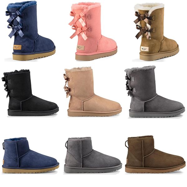 New Luxury Designer Australia women winter snow boots classic ankle kneel shoes short bow fur boot black Chestnut fashion sneakers
New Luxury Designer Australia women winter snow boots classic ankle kneel shoes short bow fur boot black Chestnut fashion sneakers