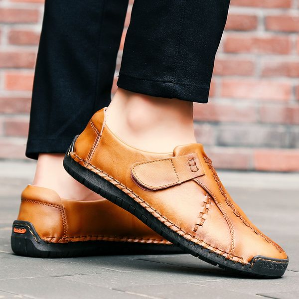 men shoes split leather comfortable men casual shoes footwear chaussures flats for slip on lazy zapatos hombre a2-03, Black
men shoes split leather comfortable men casual shoes footwear chaussures flats for slip on lazy zapatos hombre a2-03, Black