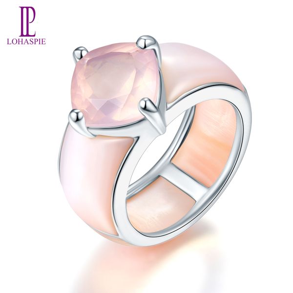 natural rose quartz mother of pearl solid 925 sterling silver big ring for women's gift fine jewelry unique design cushion wedding eleg, Black
natural rose quartz mother of pearl solid 925 sterling silver big ring for women's gift fine jewelry unique design cushion wedding eleg, Black