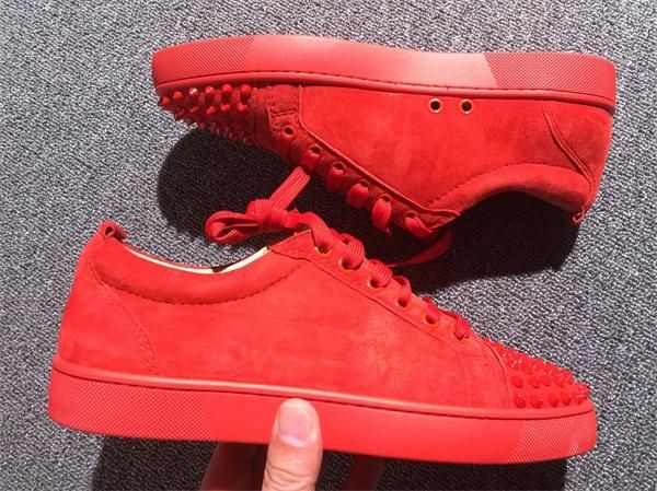 designs shoes spike junior calf low cut mix 20 red bottom sneaker luxury party wedding shoes genuine leather spikes lace-up casual shoes lll, Black
designs shoes spike junior calf low cut mix 20 red bottom sneaker luxury party wedding shoes genuine leather spikes lace-up casual shoes lll, Black