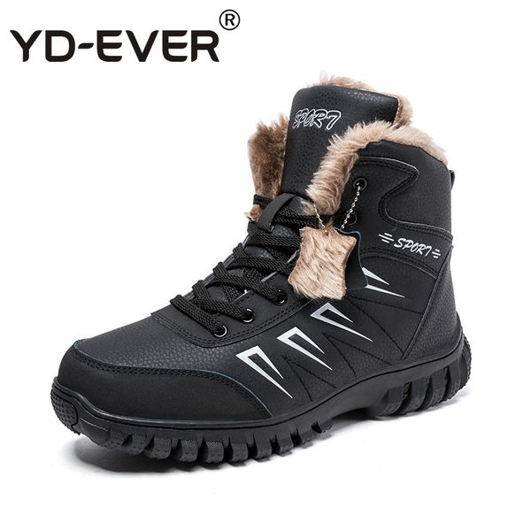 yd-ever plus size snow boots men sneakers keep warm fur winter boots men waterproof non slip work safety shoes ankle, Black
yd-ever plus size snow boots men sneakers keep warm fur winter boots men waterproof non slip work safety shoes ankle, Black