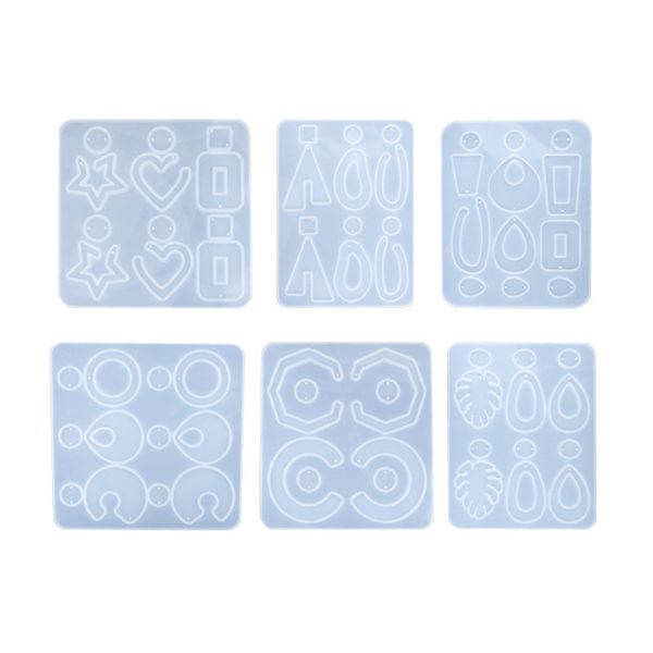 silicone earring pendant mold jewelry resin mould tray set casting craft diy boho drop resin earring molds kit
silicone earring pendant mold jewelry resin mould tray set casting craft diy boho drop resin earring molds kit
