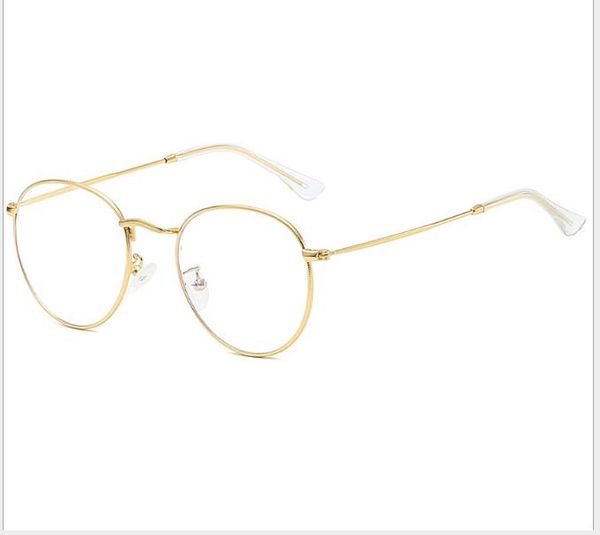 flat mirror myopic mirror metal frame open-ball elliptic glasses for men and women, White;black
flat mirror myopic mirror metal frame open-ball elliptic glasses for men and women, White;black