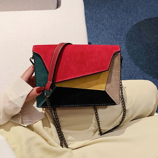 color matching female bag 2019 new wild stitching geometric panelled female bag famous designer chain shoulder messenger
color matching female bag 2019 new wild stitching geometric panelled female bag famous designer chain shoulder messenger