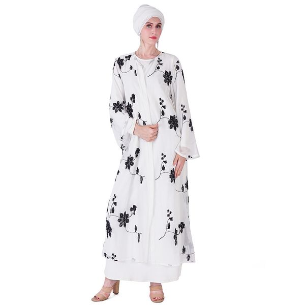 2019 summer dress muslim women printed flower maxi dress kimono open abaya robe kaftan dubai robe femme ete female vestidos, Black;gray
2019 summer dress muslim women printed flower maxi dress kimono open abaya robe kaftan dubai robe femme ete female vestidos, Black;gray