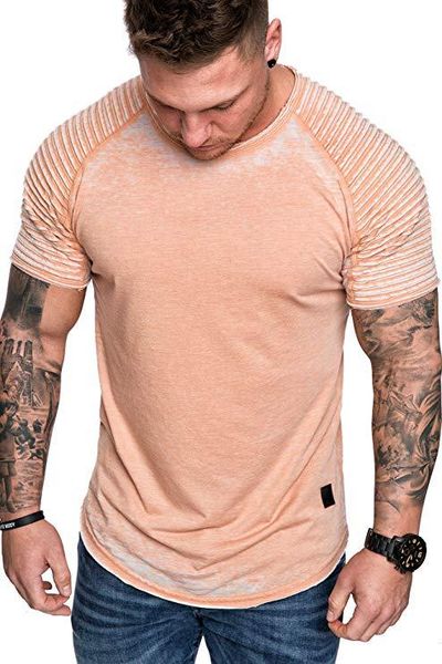 mens solid draped tshirts summer solid fashion casual o-neck tees short sleeved, White;black
mens solid draped tshirts summer solid fashion casual o-neck tees short sleeved, White;black