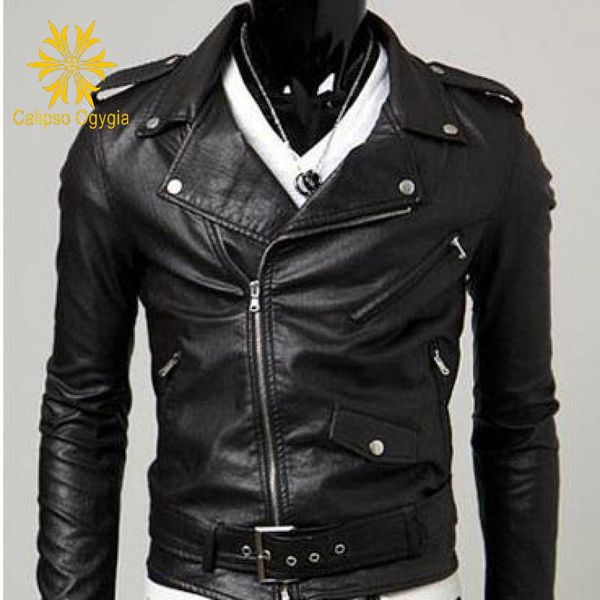 autumn jacket men leather jacket collar men's leather motorcycle biker winter men & suede, Black
autumn jacket men leather jacket collar men's leather motorcycle biker winter men & suede, Black