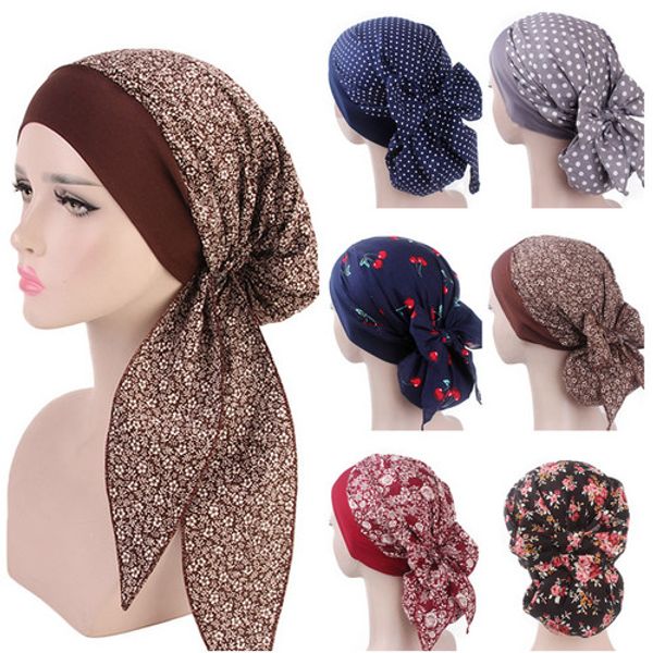 women cotton printed turban hats pastoral style muslim hijab caps bandana elastic long hair band head wraps cap headscarf, Red
women cotton printed turban hats pastoral style muslim hijab caps bandana elastic long hair band head wraps cap headscarf, Red