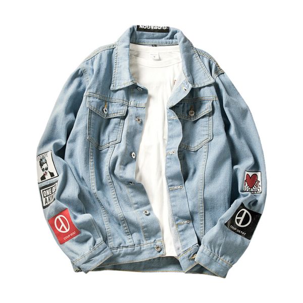 2018 solid casual slim mens denim jacket plus size m-3xl bomber jacket men cowboy men's jean chaqueta hombre, Black;brown
2018 solid casual slim mens denim jacket plus size m-3xl bomber jacket men cowboy men's jean chaqueta hombre, Black;brown