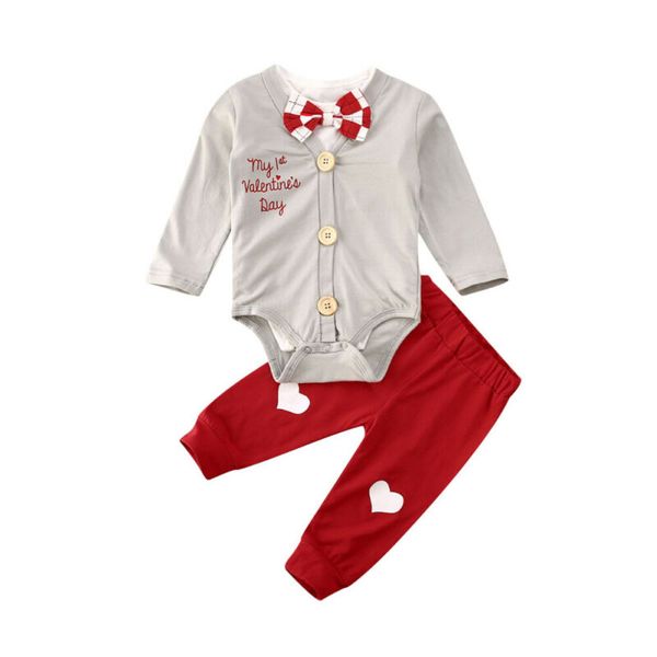 kids baby boy gentleman sets valentine's day clothes bow tie bodysuit+coats+long pants 3pcs baby boy cotton clothes 0-24m, White
kids baby boy gentleman sets valentine's day clothes bow tie bodysuit+coats+long pants 3pcs baby boy cotton clothes 0-24m, White