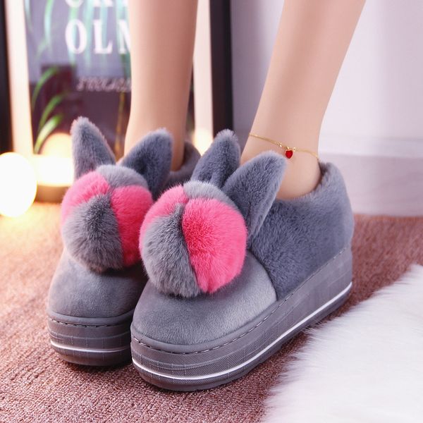 cotton slippers handbags with cute cartoon winter plush platform home month postpartum indoor winter home cotton shoes, Black
cotton slippers handbags with cute cartoon winter plush platform home month postpartum indoor winter home cotton shoes, Black