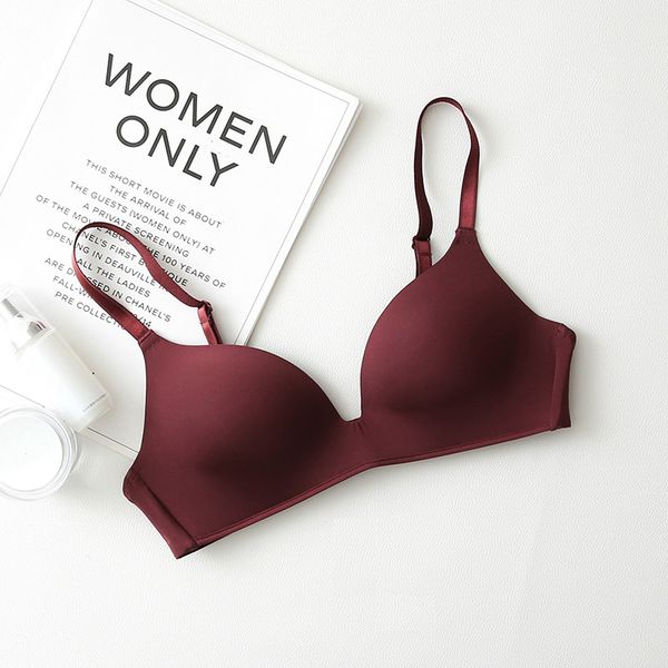 bras women seamless bra for bralette wire push up brassiere female underwear lingerie fitness intimates, Red;black
bras women seamless bra for bralette wire push up brassiere female underwear lingerie fitness intimates, Red;black