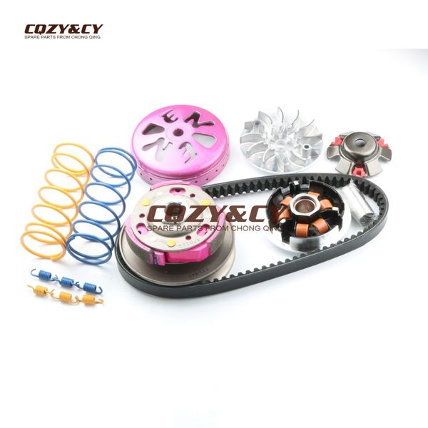 super transmission kit & variator belt clutch bell torque & 835 842 belt for gy6 qmi152 qmj157 125cc 150cc
super transmission kit & variator belt clutch bell torque & 835 842 belt for gy6 qmi152 qmj157 125cc 150cc
