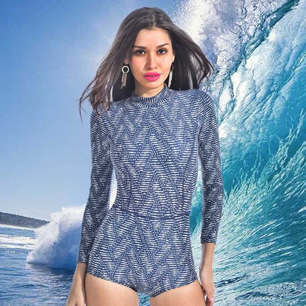 upf50 long sleeve one piece women swimwear stripe rash guard swimsuit high neck breathable back zipper surfing bathing suit, White;black
upf50 long sleeve one piece women swimwear stripe rash guard swimsuit high neck breathable back zipper surfing bathing suit, White;black