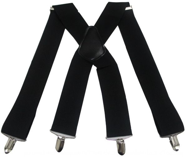 men's black x cross four clip straps 5cm men's millimeter elastic millimeter wide elastic braces 50mmbraces, Black;white
men's black x cross four clip straps 5cm men's millimeter elastic millimeter wide elastic braces 50mmbraces, Black;white