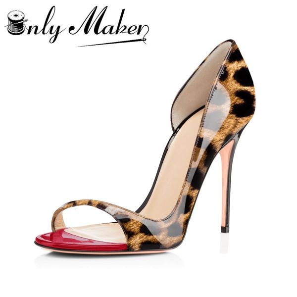 onlymaker женские peep toe 12см высокие каблуки печати леопарда насосы сандалии женщина платье партии офис тапочка обувь большого размера us, Black
onlymaker женские peep toe 12см высокие каблуки печати леопарда насосы сандалии женщина платье партии офис тапочка обувь большого размера us, Black