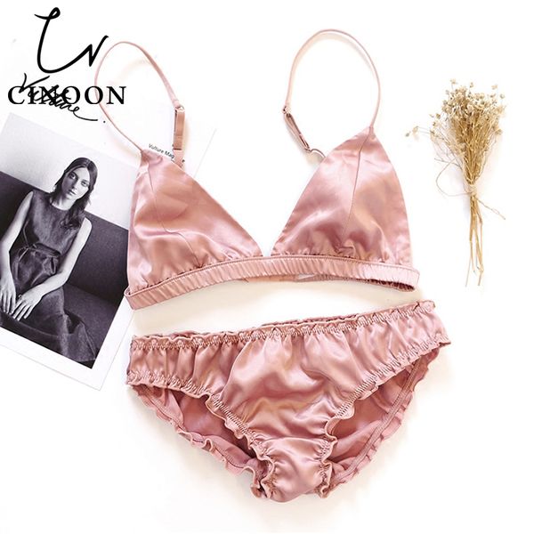 cinoon lingerie wire underwear thin cups bra set solid color brassier and panty comfortable intimate lingerie porno, Red;black
cinoon lingerie wire underwear thin cups bra set solid color brassier and panty comfortable intimate lingerie porno, Red;black