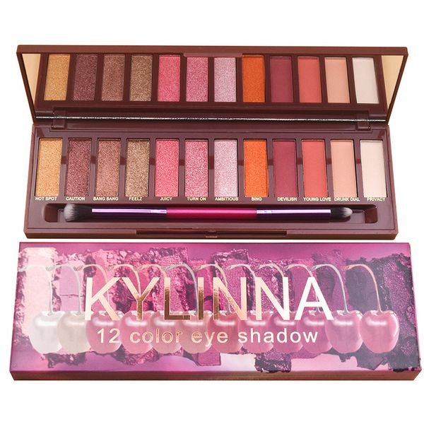 cherry 12 color shiny eyeshadow palette shimmer matte smoked makeup paint shadow cosmetic set with brush lasting
cherry 12 color shiny eyeshadow palette shimmer matte smoked makeup paint shadow cosmetic set with brush lasting