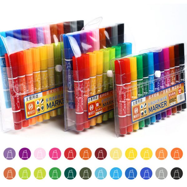 12/18/24 colors dual head art marker drawing set colors children watercolor safe school student gifts for children supplies
12/18/24 colors dual head art marker drawing set colors children watercolor safe school student gifts for children supplies