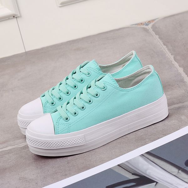 autumn lace-up thick-soled canvas shoes women's pure black women's shoes muffin flat bottom casual sports -11
autumn lace-up thick-soled canvas shoes women's pure black women's shoes muffin flat bottom casual sports -11