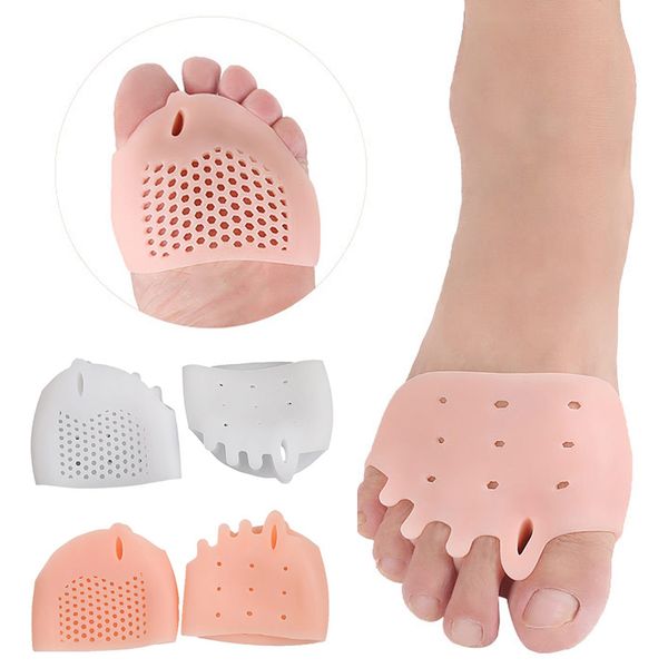 2pcs/pair silicone comfortable toe braces 5-holes foot toe braces orthopedic insoles for foot care solid color shoe soles pads, White;pink
2pcs/pair silicone comfortable toe braces 5-holes foot toe braces orthopedic insoles for foot care solid color shoe soles pads, White;pink