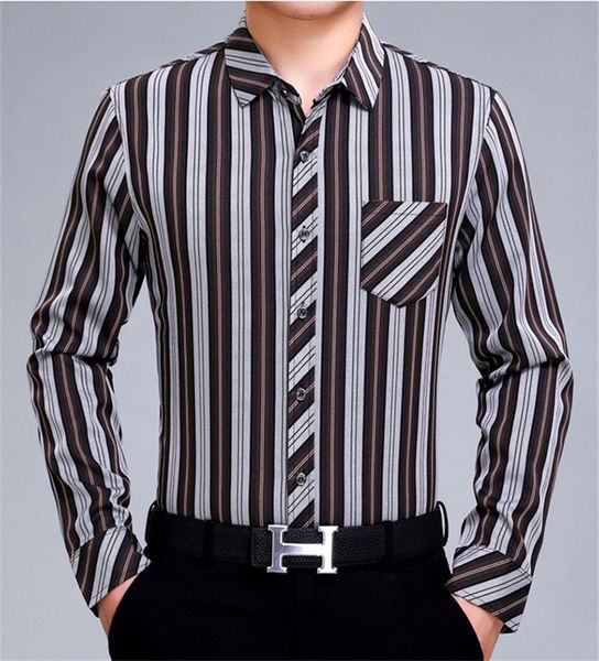 fashion long sleeve mens shirts designer vertical stripes business mens dress shuirts casual shirts, White;black
fashion long sleeve mens shirts designer vertical stripes business mens dress shuirts casual shirts, White;black