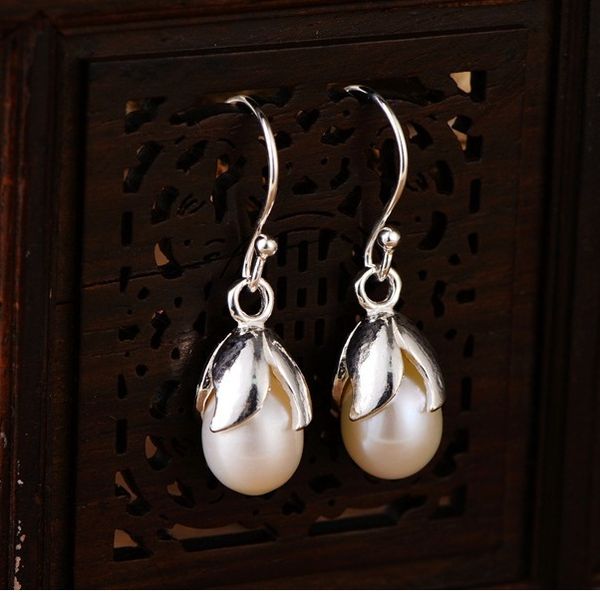 real s925 silver dangle earrings for women mother of pearl flower ball tassel earrings drop hook gift, Golden;silver
real s925 silver dangle earrings for women mother of pearl flower ball tassel earrings drop hook gift, Golden;silver