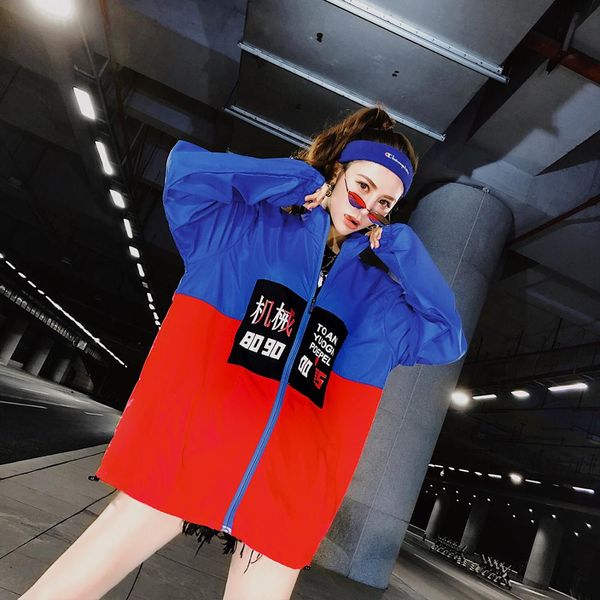 patchwork jacket women harajuku color block cool streetwear hip hop hooded thin coat leisure korean style preppy style outwear, Black;brown
patchwork jacket women harajuku color block cool streetwear hip hop hooded thin coat leisure korean style preppy style outwear, Black;brown