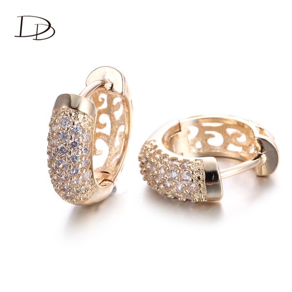 fashion earrings for women zirconia earring rose gold filled with austrian crystal boucle d'oreille jewelry dde022, Golden
fashion earrings for women zirconia earring rose gold filled with austrian crystal boucle d'oreille jewelry dde022, Golden
