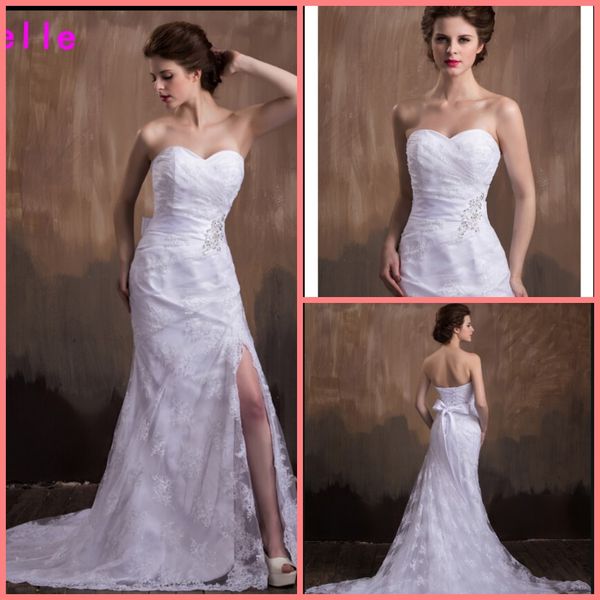 long mermaid white lace wedding dresses 2019 new vintage country bridal gowns with slit robe de mariess custom made real bride dress
long mermaid white lace wedding dresses 2019 new vintage country bridal gowns with slit robe de mariess custom made real bride dress