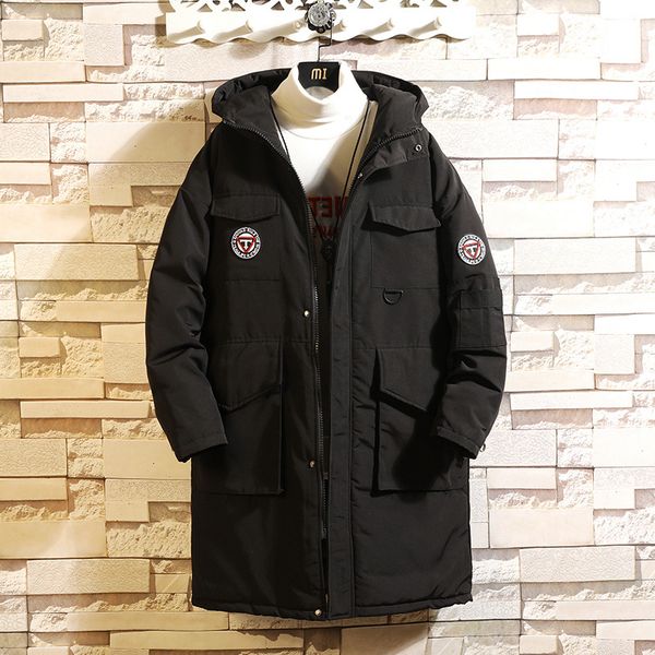 winter 2019 new korean version of loose japanese students in the long section hooded tooling youth casual cotton clothing, Black
winter 2019 new korean version of loose japanese students in the long section hooded tooling youth casual cotton clothing, Black