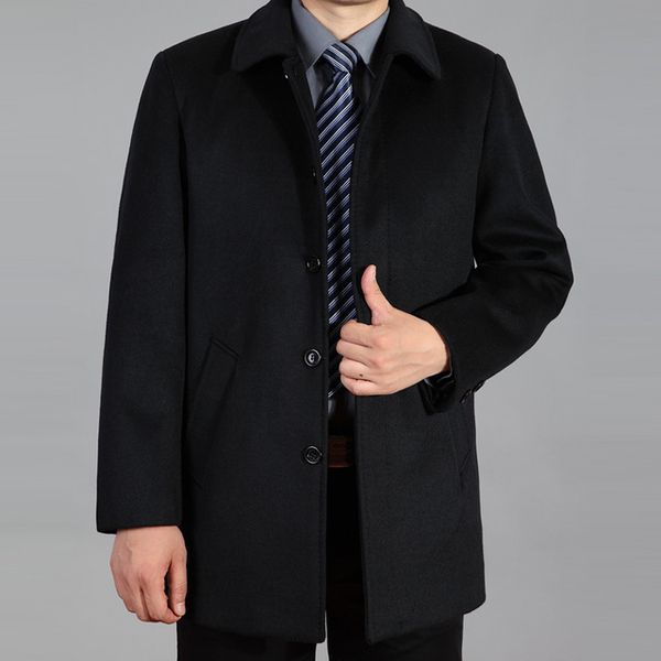 2017 new arrival fashion casual luxury outerwear men's woolen overcoat thick warm size m l 2xl 3xl 4xl, Black
2017 new arrival fashion casual luxury outerwear men's woolen overcoat thick warm size m l 2xl 3xl 4xl, Black