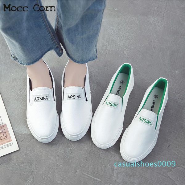 slip on loafers woman pu leather flat shoes platform vulcanize shoes classic designer brands sneakers fashion white casual wedge c09, Black
slip on loafers woman pu leather flat shoes platform vulcanize shoes classic designer brands sneakers fashion white casual wedge c09, Black