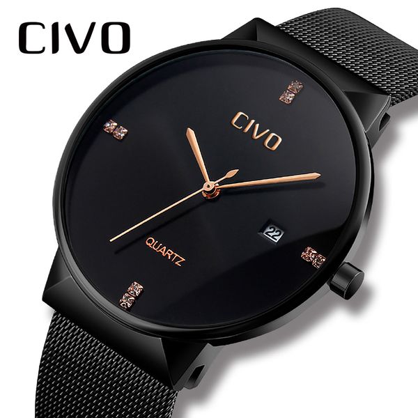 civo top mens watches relojes para mujer waterproof analogue quartz wrist watch men clock erkek kol saati, Slivery;brown
civo top mens watches relojes para mujer waterproof analogue quartz wrist watch men clock erkek kol saati, Slivery;brown