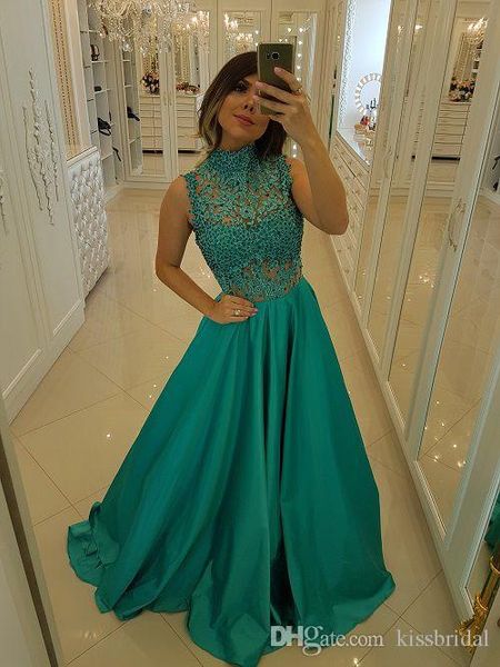 elegant high neck green prom dresses sheer bead lace evening gowns see through cocktail party ball red carpet dress custom made, Black
elegant high neck green prom dresses sheer bead lace evening gowns see through cocktail party ball red carpet dress custom made, Black