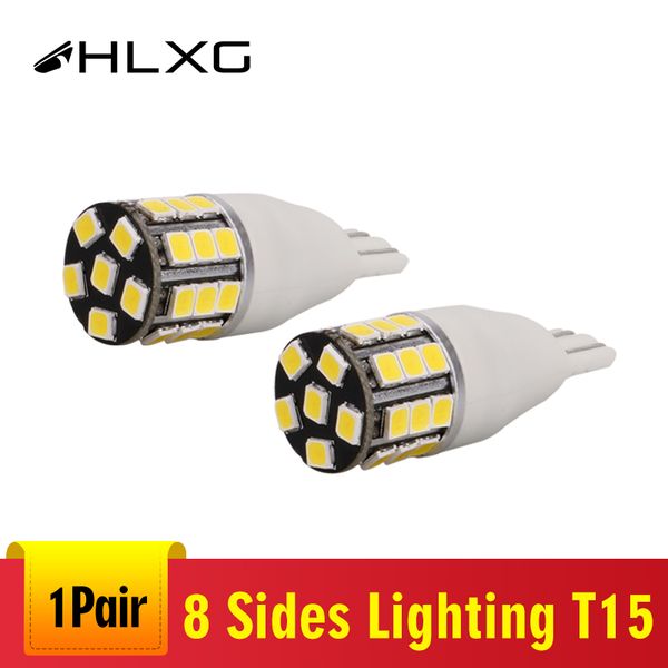hlxg 2pcs t15 led light 30smd 2835 dc 12-24v 8 side chip super bright driving side reverse sbrake signal light white yellow
hlxg 2pcs t15 led light 30smd 2835 dc 12-24v 8 side chip super bright driving side reverse sbrake signal light white yellow