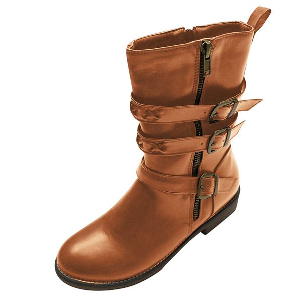 women cowboy knees high boot leather non-slip round toe buckle zipper low-heeled boot plus size 43 shoe botas mujer invierno, Black
women cowboy knees high boot leather non-slip round toe buckle zipper low-heeled boot plus size 43 shoe botas mujer invierno, Black