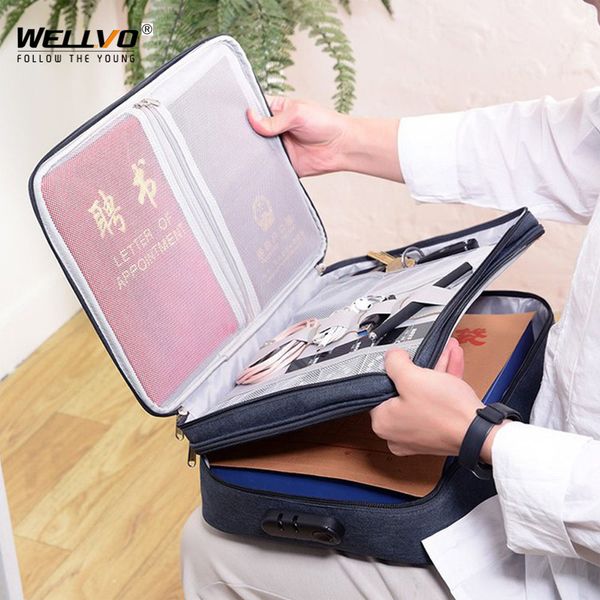 2 layers business travel organizer bag women men document certificates storage bags antitheft lock large office handbag xa47c
2 layers business travel organizer bag women men document certificates storage bags antitheft lock large office handbag xa47c