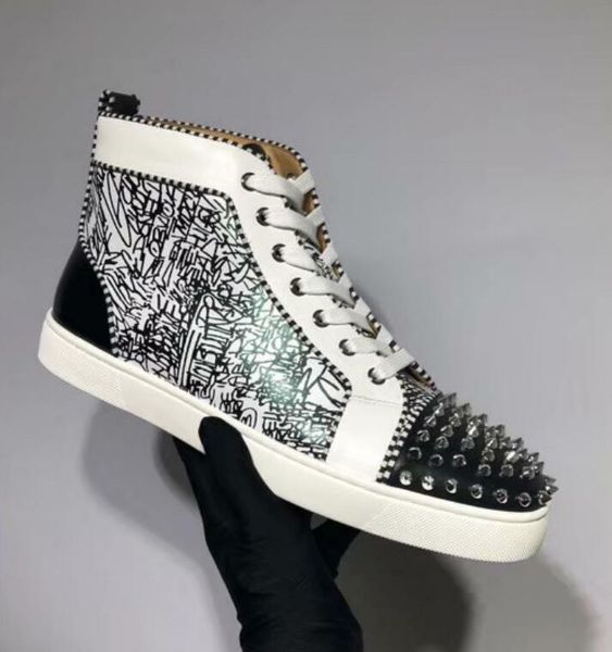 new designer brand studded spikes flats shoes red bottoms shoes luxury mens womens party lovers genuine leather sneakers size:35-47, Black
new designer brand studded spikes flats shoes red bottoms shoes luxury mens womens party lovers genuine leather sneakers size:35-47, Black