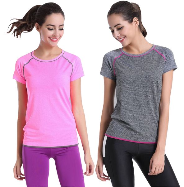 quick dry women's gym sports striped t-shirt female stretch yoga shirt fitness t-shirts running workout tees yoga clothing, White;red
quick dry women's gym sports striped t-shirt female stretch yoga shirt fitness t-shirts running workout tees yoga clothing, White;red