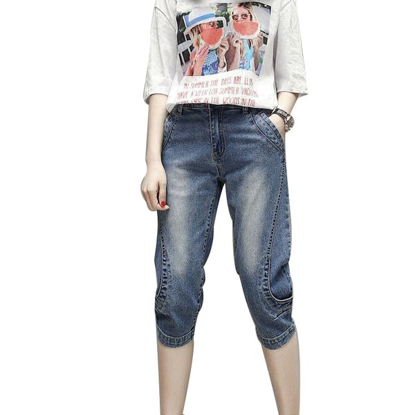 l-5xl large size stretch seven pants women's summer new denim high waist loose harem pants women's fashion wild cowboy jeans, Blue
l-5xl large size stretch seven pants women's summer new denim high waist loose harem pants women's fashion wild cowboy jeans, Blue