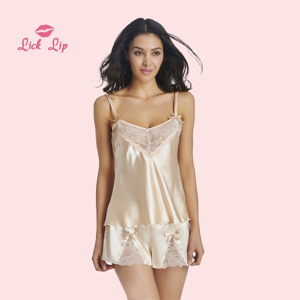 lick lip satin silk women pajamas sets camis lace patchwork pyjamas pants ladies summer spaghetti straps set girl swc2994-47, Blue;gray
lick lip satin silk women pajamas sets camis lace patchwork pyjamas pants ladies summer spaghetti straps set girl swc2994-47, Blue;gray