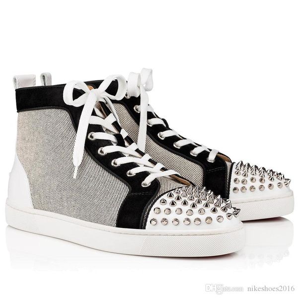 оптовая toe шипованные кроссовки для мужчин high tops sneaker high version red bottom шипы orlato mens квартиры granariso красной подошвой т, Black
оптовая toe шипованные кроссовки для мужчин high tops sneaker high version red bottom шипы orlato mens квартиры granariso красной подошвой т, Black