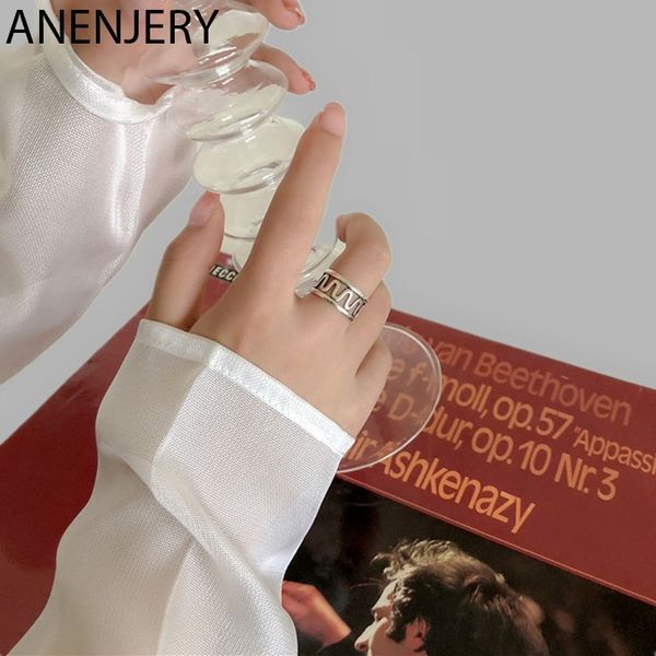 anenjery personality hollow wave open silver ring 925 sterling silver smooth rhombus finger ring for women party s-r634, Golden;silver
anenjery personality hollow wave open silver ring 925 sterling silver smooth rhombus finger ring for women party s-r634, Golden;silver